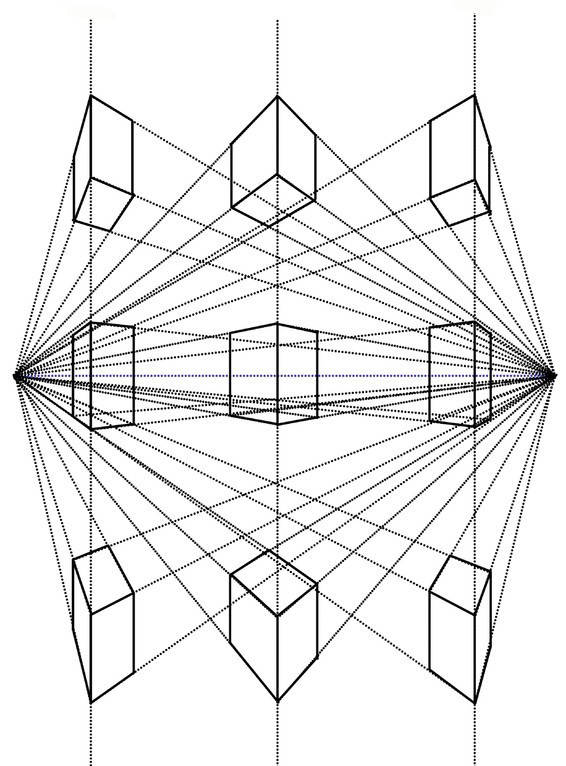 绘画新手怎么学好几何体透视?