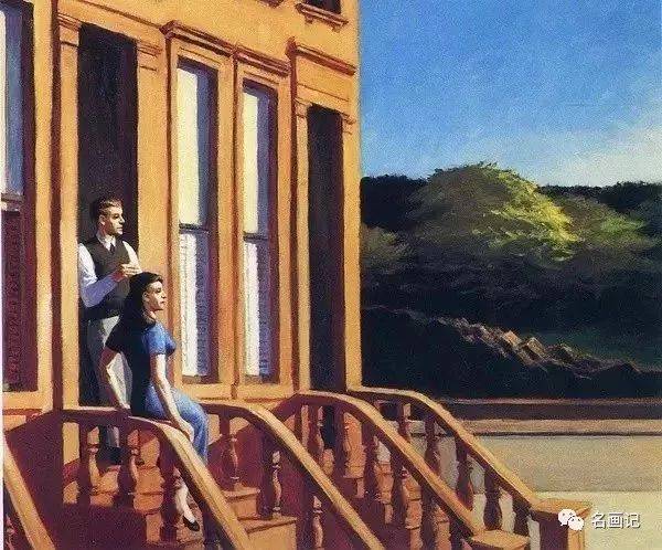 【名画记】孤独的夜游者:爱德华·霍普 edward hopper