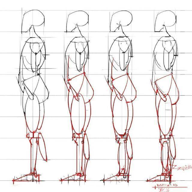 速写干货人体结构,还不收藏练习吗?