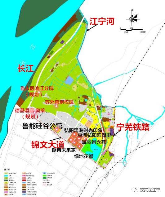 滨江新城江宁组团位于南京市江宁区滨江新城北部, 区位条件优越,山水