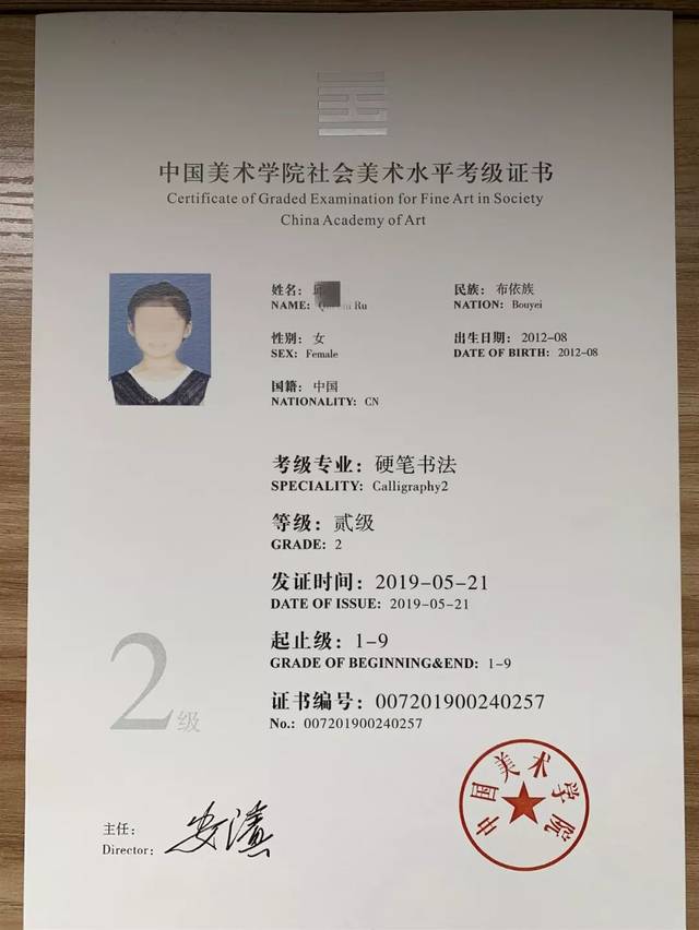 中国美术学院-新版考级证书来了!