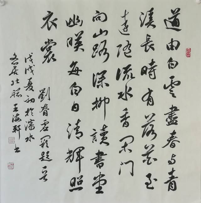 王海轩书法赏析