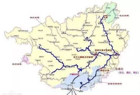 广西省提出在平塘河和钦江河之间建一条全长20公里的平陆运河