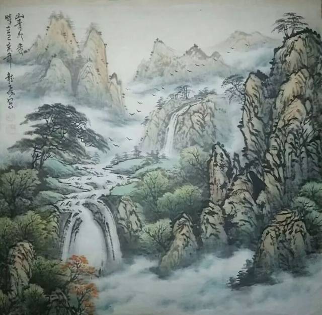 作为画家,王龙飞老师心之所向,风雅皆宜,磨砺心性,进而完美人格,作品