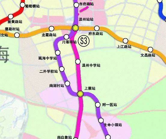 另外,按照相关规划,未来m1和s3将在周边设置二外学校站,温州中学站.