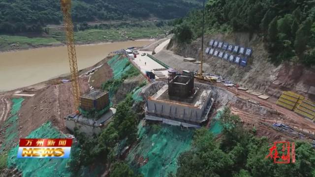项目起点为新田互通接银百高速公路万忠段,经过万州新田港,横跨长江