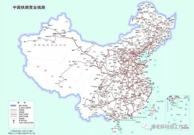 "八纵八横" 是中国高速铁路网络的短期规划图.