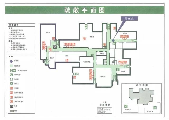 其消防安全规程及应急安全规程有更改时,应及时对疏散平面图进行复审