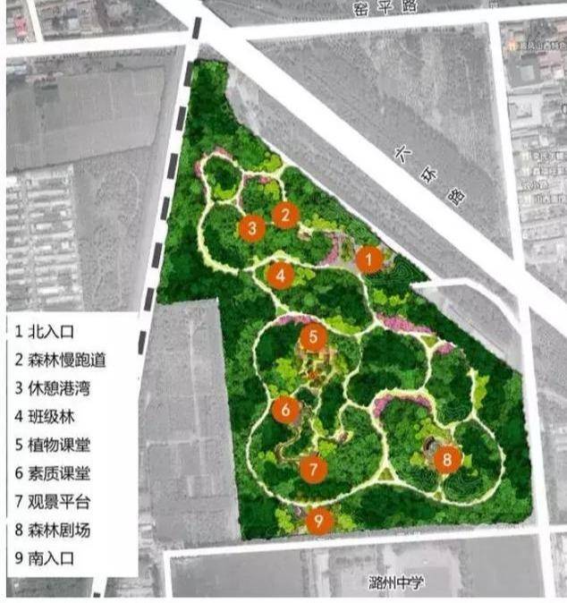 厉害了!北京通州东郊森林公园二期规划方案公布