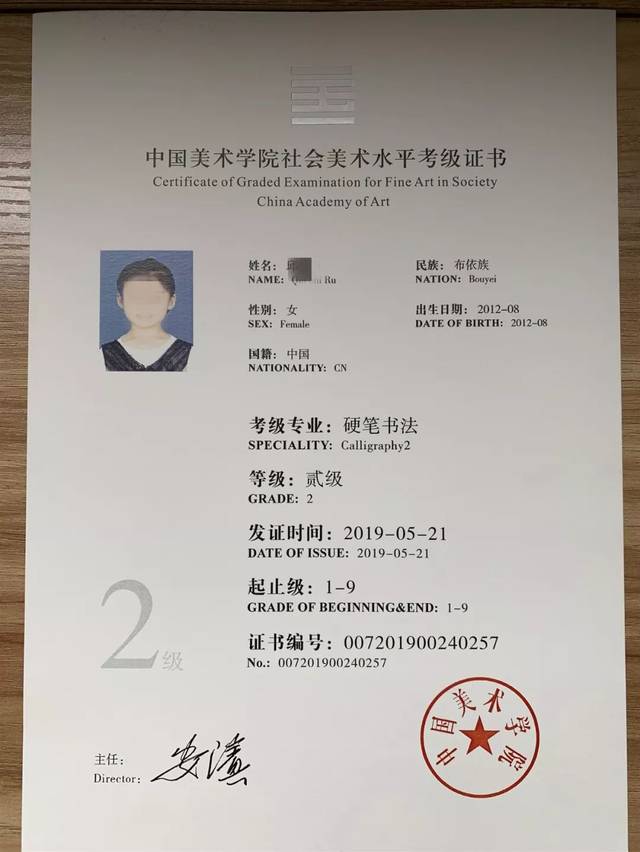 心心念念的中国美术学院考级证 书公章与中国美术学院的本科毕业证