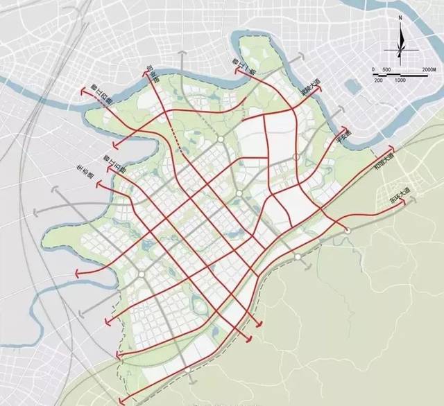 在城西大道-武陵大道-东江源大道快速路,赣南大道快速路,绕城快速路
