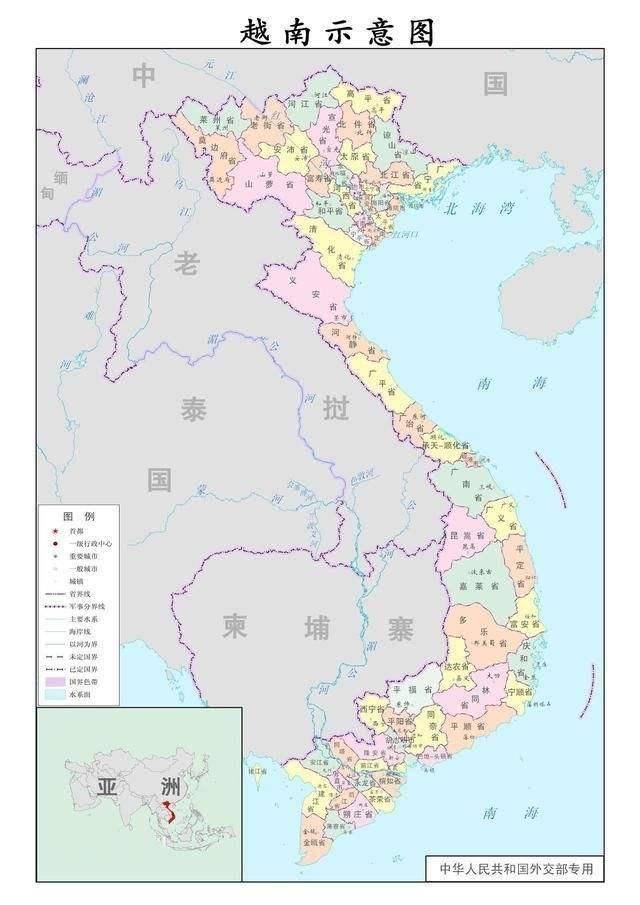 原创越南比中国云南省还小,全国却分成63个省,连国王都吐槽面积太小图片