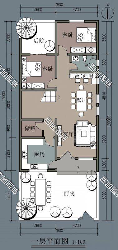 6套面宽不足9米的农村自建房,小巧精致功能全