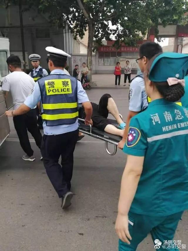 小举动暖人心!汤阴交警暖心救助交通事故受伤老人