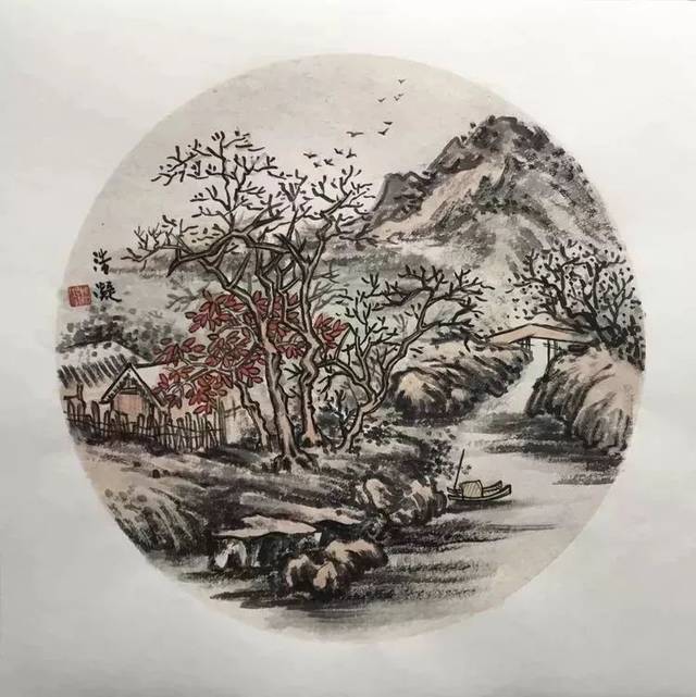 山水画,是历代文人的精神家园,诗情画意,寄情山水之间.