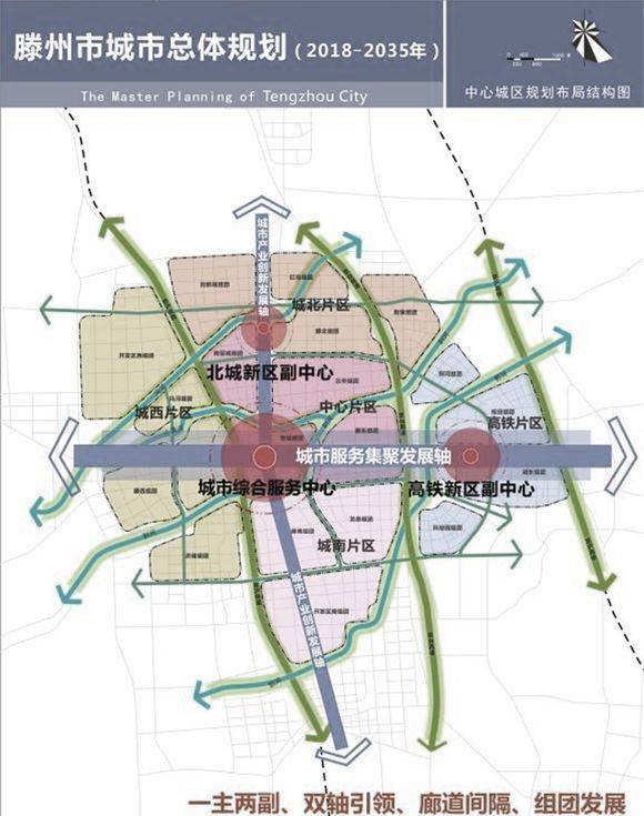 高铁新区起步区,规划面积约10平方公里,是滕州城市重心向东转移的核心