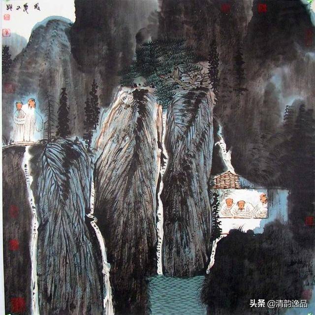 当代画家卢禹舜—山水画作品欣赏