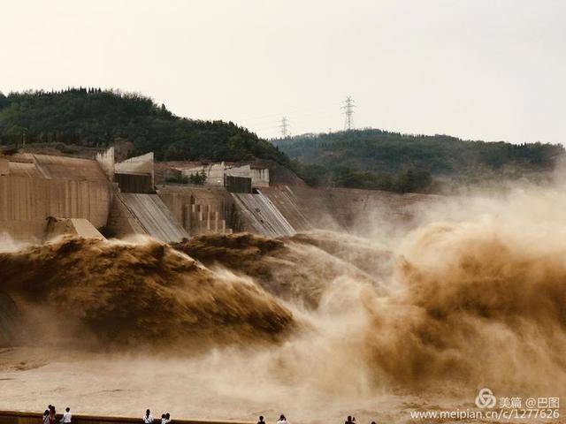 登临洛阳小浪底三处观景台,拍摄世界最雄伟调水调沙景观