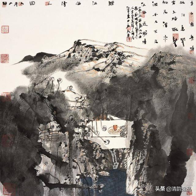 当代画家卢禹舜—山水画作品欣赏