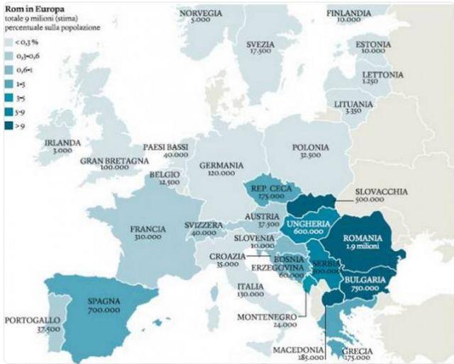 欧洲国家 吉普赛人 分布概况_手机搜狐网