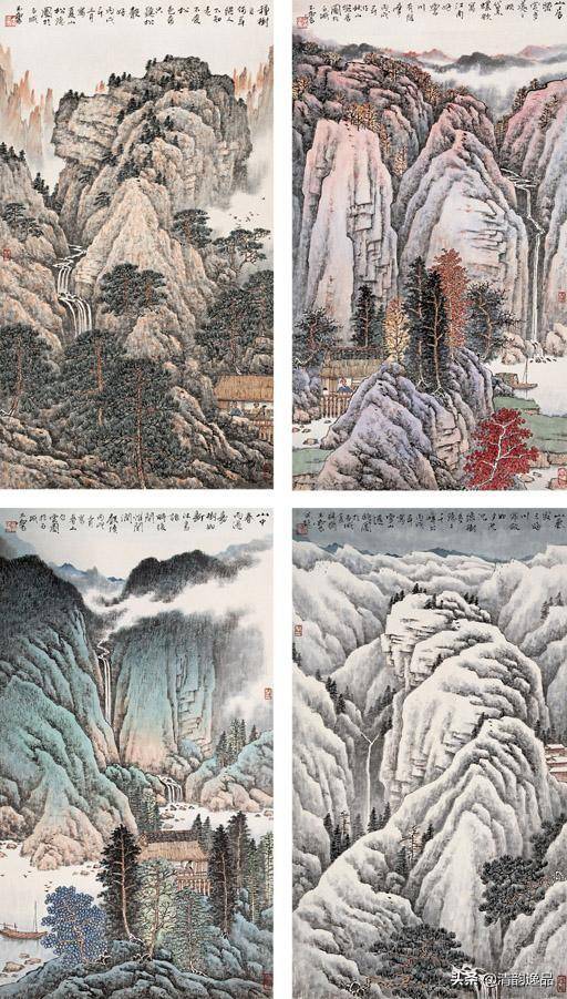 当代画家宋玉麟——山水画作品欣赏