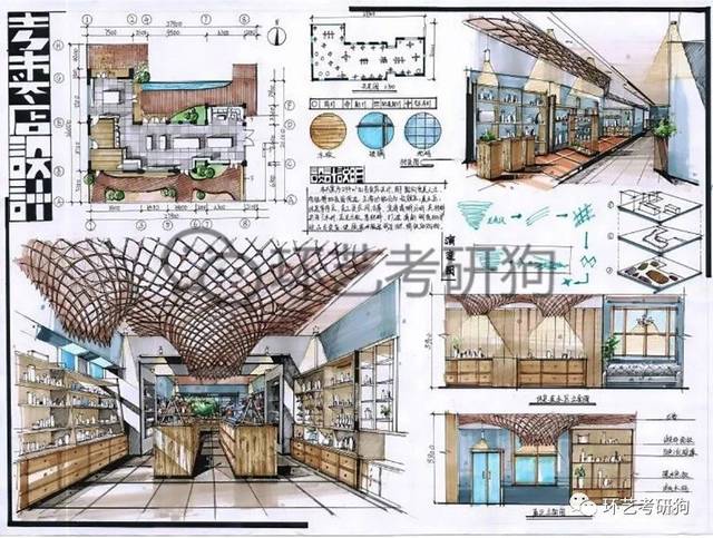 室内快题丨商业展示(专卖店)空间专题作品集锦-不定期更新