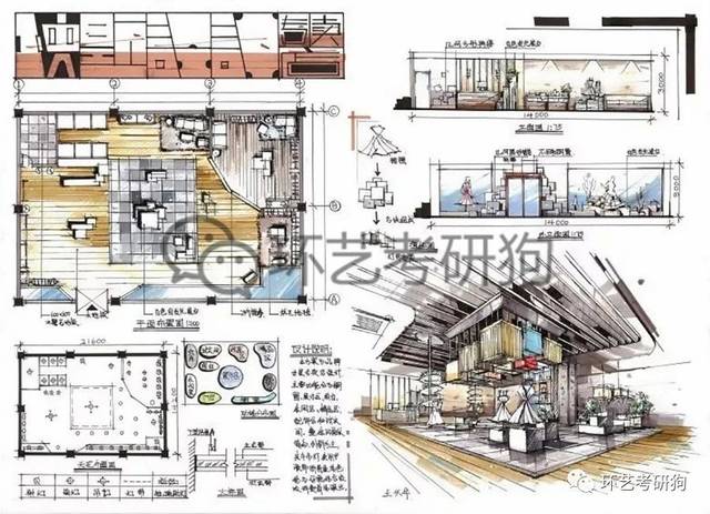 室内快题丨商业展示(专卖店)空间专题作品集锦-不定期