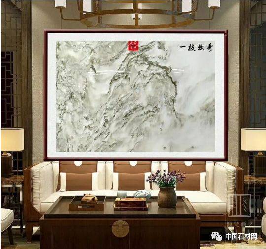 天然石材山水画背景墙70图,霸气张扬!