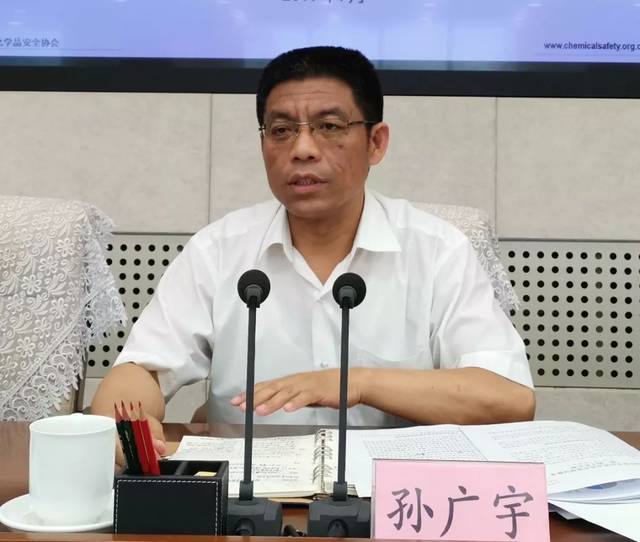 应急管理部危化监管司司长孙广宇