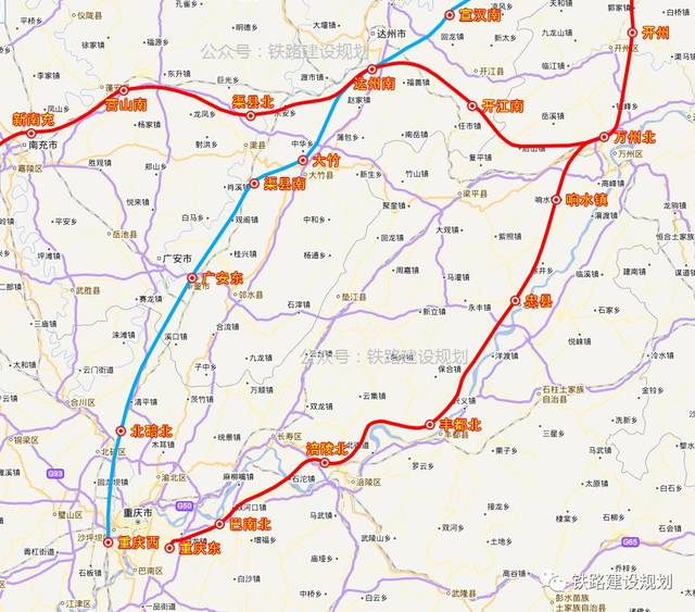 最新!沿江高铁通道渝万高铁可行性研究线路方案出炉