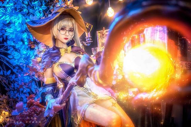 【cos正片】王者荣耀魔法女巫王昭君 幻想奇妙夜』