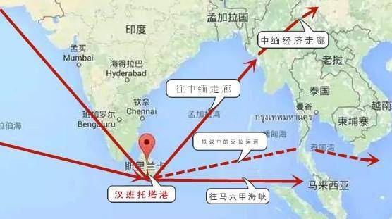 地理位置图 图源网易新闻 在2017年7月30日出版的斯里兰卡《每日新闻