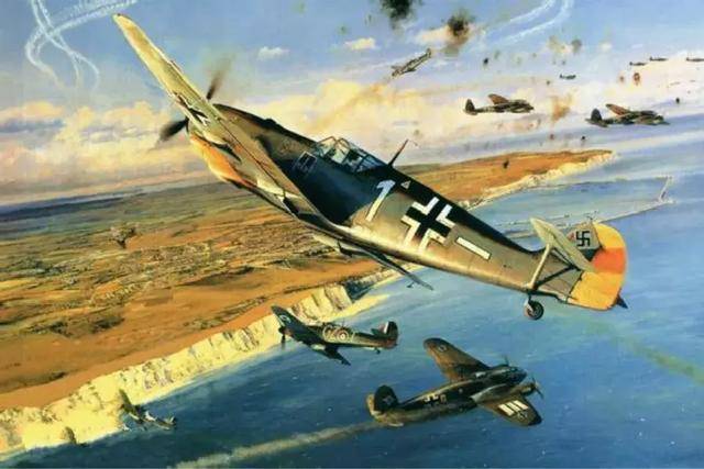 bf-109是德国整个二战时期的主力战斗机.