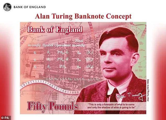 阿兰·图灵(alan turing)最终,在公众的选择和科学界的建议下,英格兰