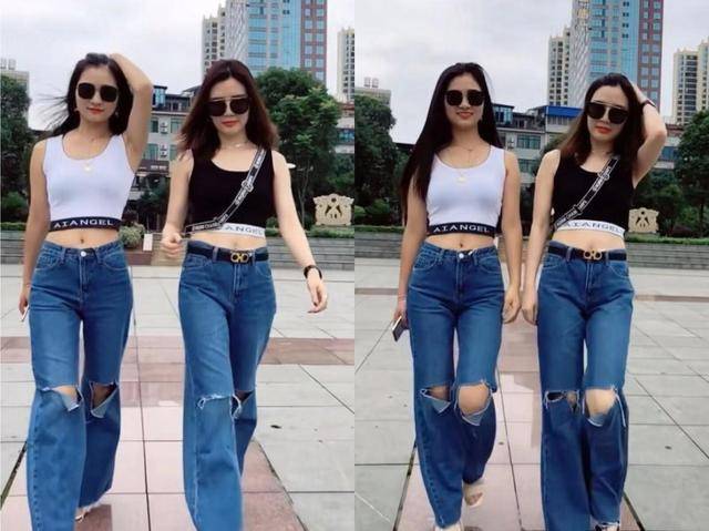杨幂换上黑色露脐装,美出一个境界