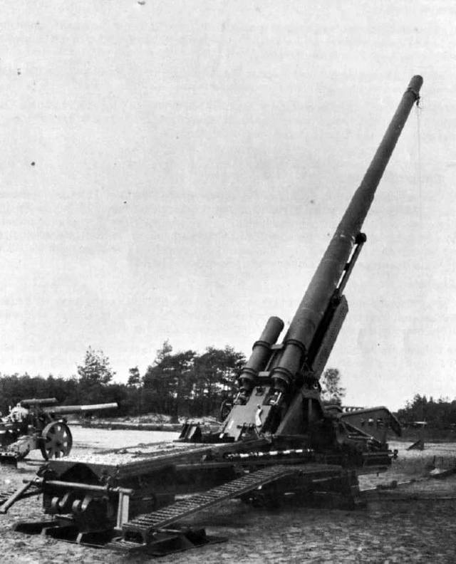 原创1940年德军测试210mm重型加农炮 仅造8门的超远程射手