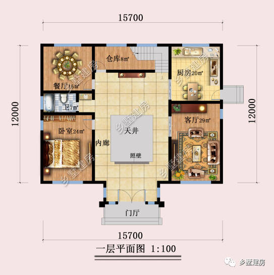 16x15米的新中式别墅,推陈出新,更新潮更时尚