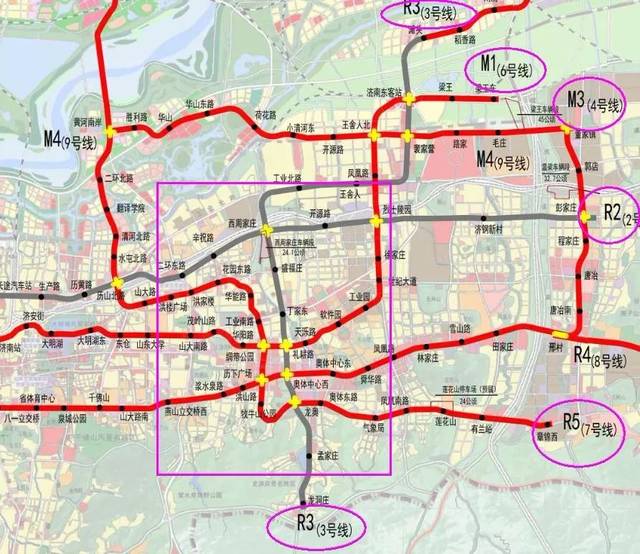 济南地铁二期建设规划已上报发改委,盘点济南四大地铁高密度区域