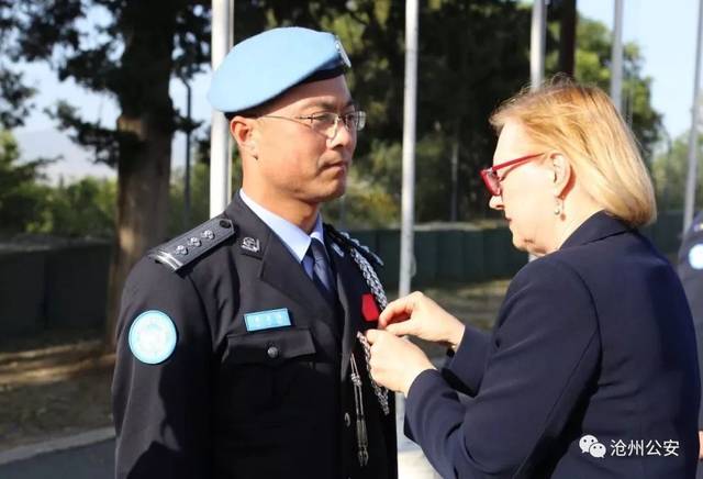 沧州 两次维和民警齐立伟圆满完成塞浦路斯维和任务,荣耀回沧!