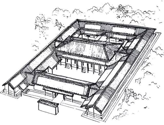 最早的四合院  (夏商周时期) 根据考古及研究确定,现知我国最早的