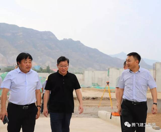 济源市委常委,统战部部长谭江一行调研济源腾飞新型建材基地