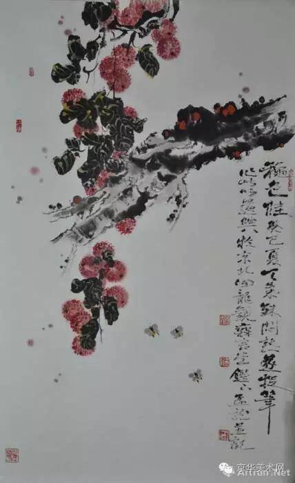 中国画名家——画家王梦龙花鸟画欣赏