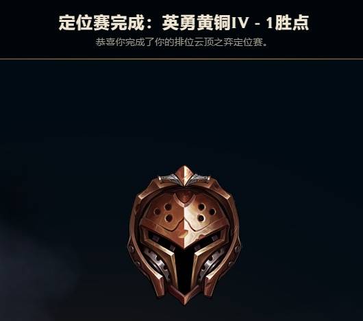 云顶之弈定位赛全部黄铜黑铁段位?台服玩家6