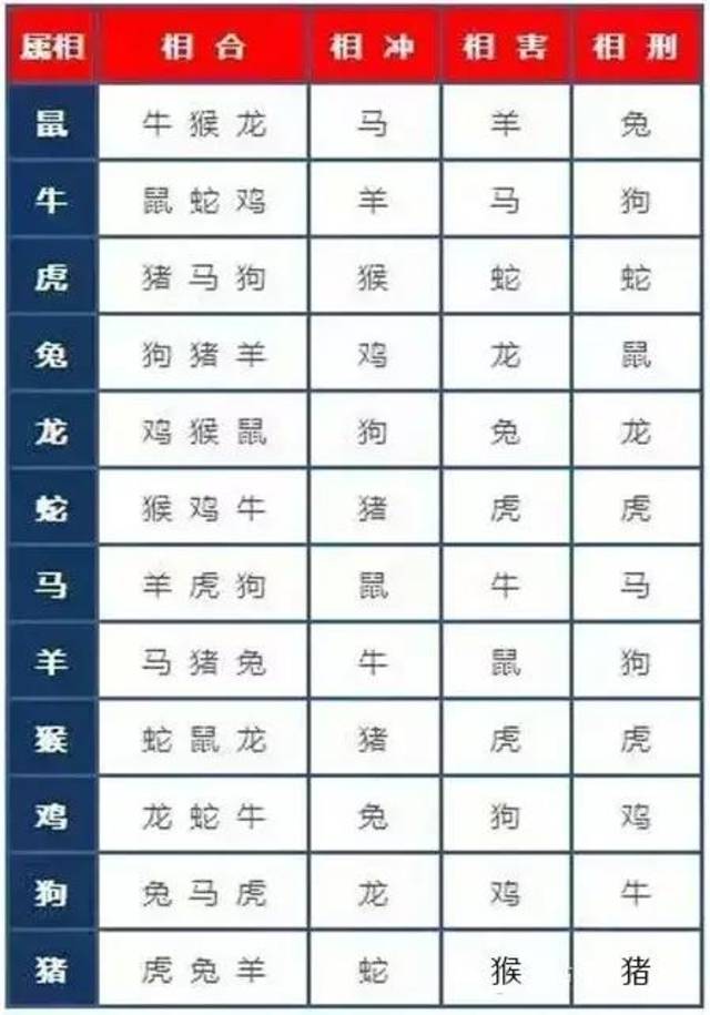 12生肖中什么人与你最合,什么人最冲你,一看便知