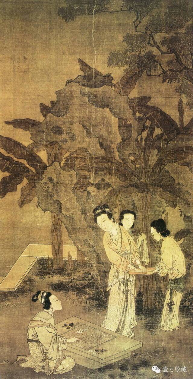 《对镜仕女图》陈洪绶