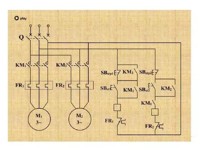 顺序控制电路原理图 实例分析,电工都喜欢