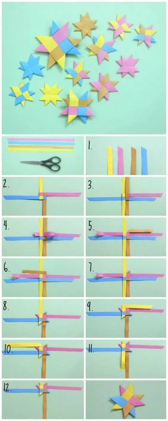 【手工环创】做完这个星星手工,整个教室都不一样了