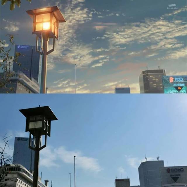 全网第一份《天气之子》新圣地巡礼地图,内含《你的名字》彩蛋