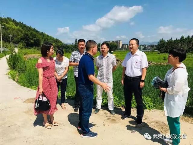 武夷山市刘铠维副市长带队考察建阳区麻沙镇 圆梦村科技特派员工作