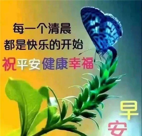 早上好最美的祝福语短信 超级漂亮早上好问候语动态图片带字